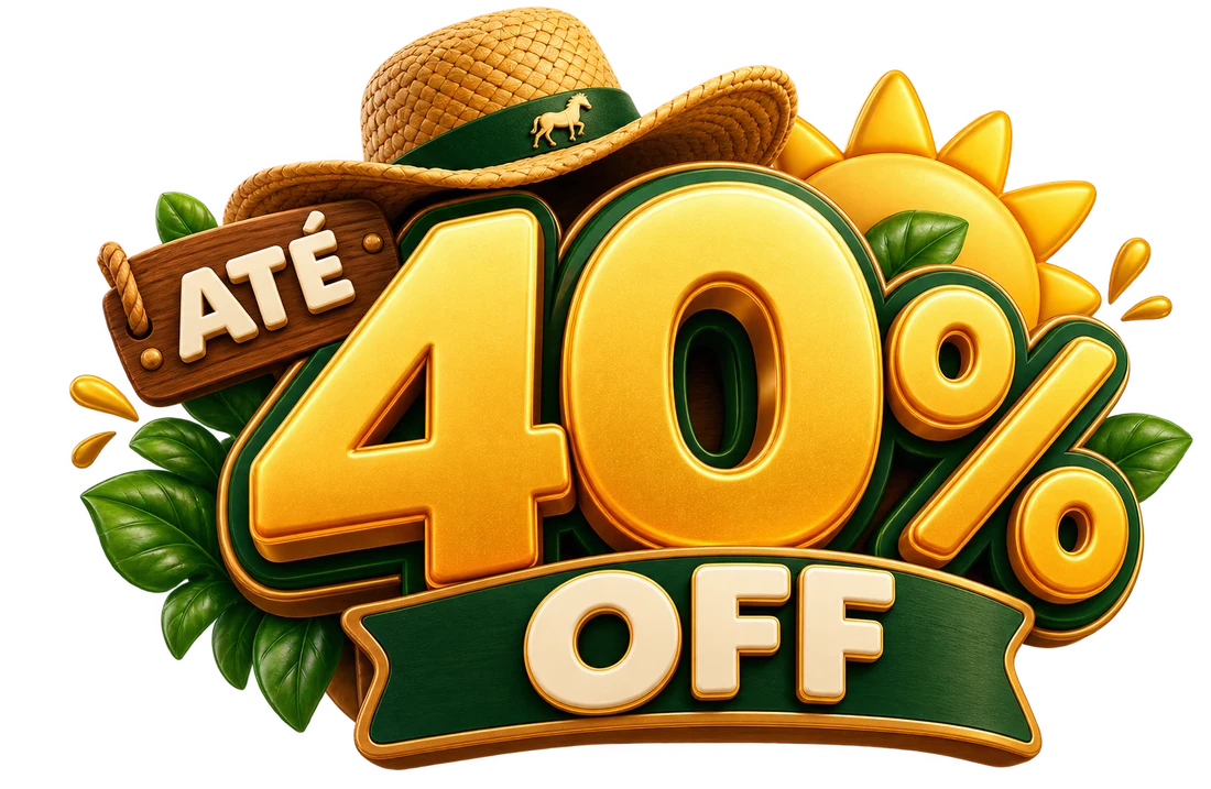 Até 40% OFF